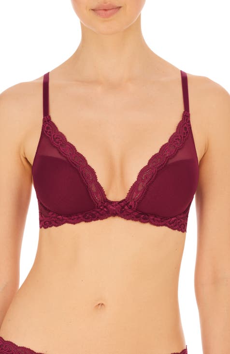 Ribbed Seamless Bra Burgundy – Conquer Performance Wear
