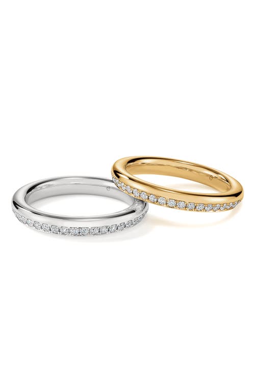 Hearts On Fire Barre Pavé Diamond Band Ring In White Gold