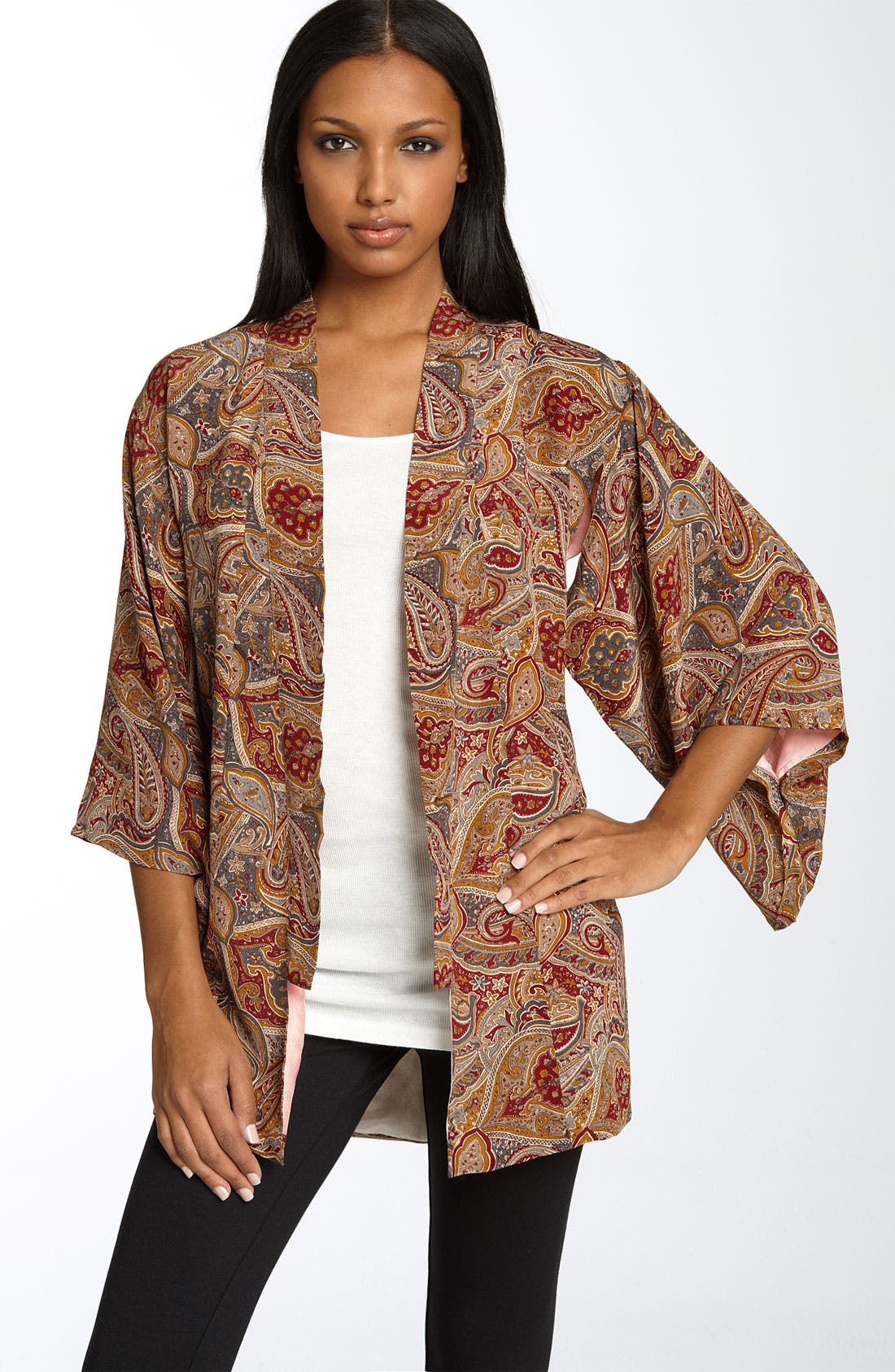 Winter Kate 'Eden' Paisley Kimono Jacket Nordstrom