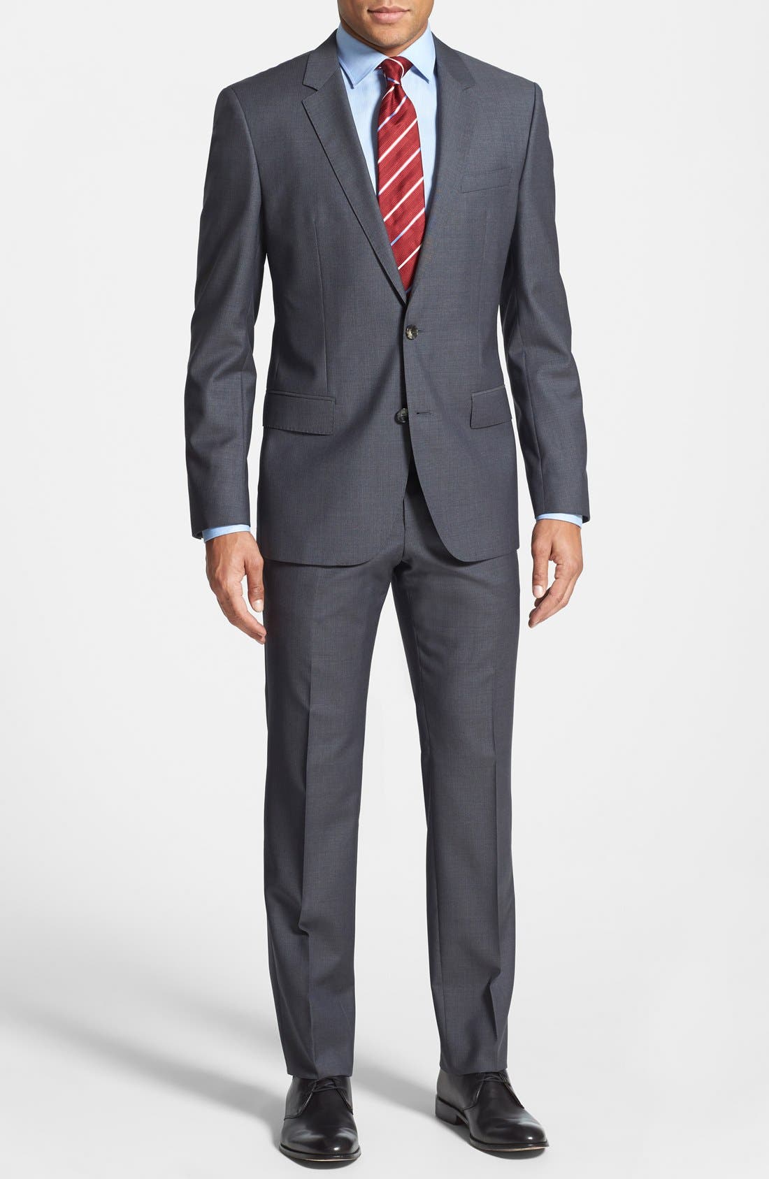 BOSS 'Huge/Genius' Trim Fit Wool Suit Nordstrom