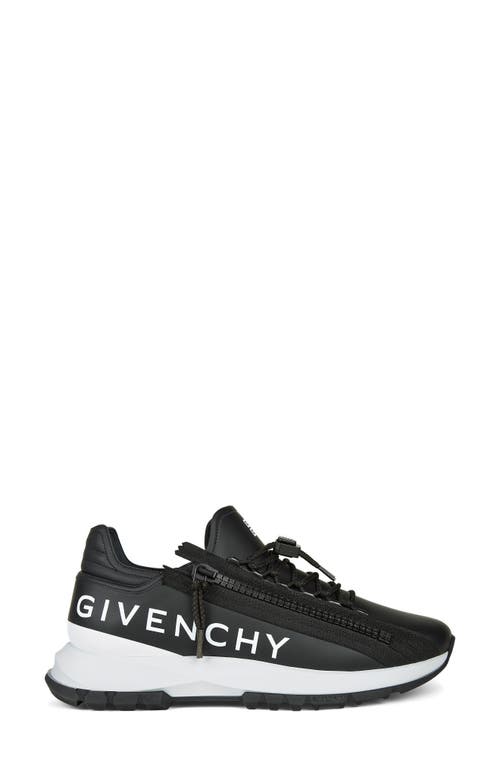 Shop Givenchy Spectre Zip Sneaker In Black/white