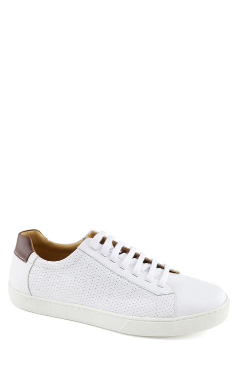 Glendale Perforated Leather Sneaker (Men)