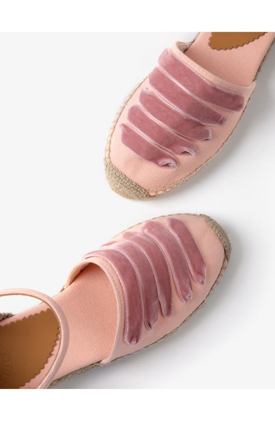 Shop Penelope Chilvers Dali Espadrille In Rose/ Tea Rose