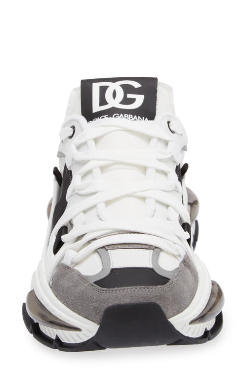 Shop Dolce & Gabbana Dolce&gabbana Airmaster Low Top Sneaker In White/black