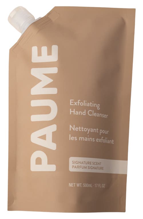 Paume Exfoliating Hand Cleanser Refill Bag In Beige