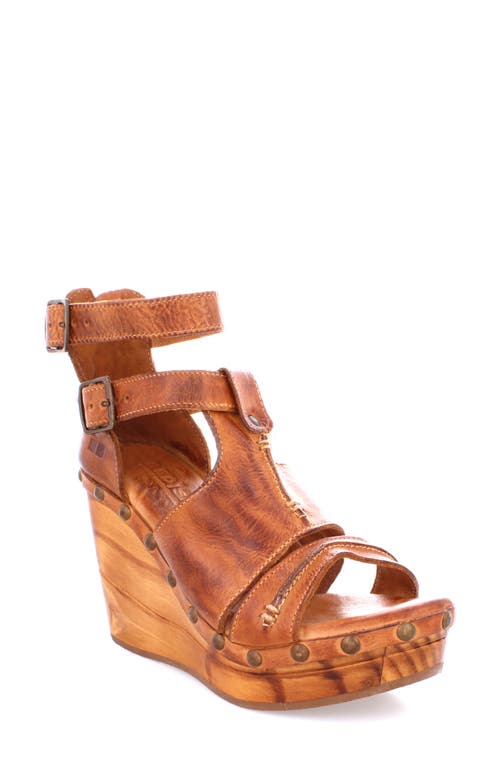 Princess Platform Wedge Clog in Pecan Dd