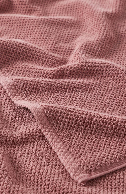 Woven & Weft 4-pack Popcorn Textured Towels In Desert Rose