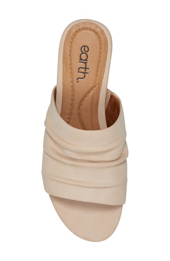 Shop Earth Talma Slide Sandal In Ivory