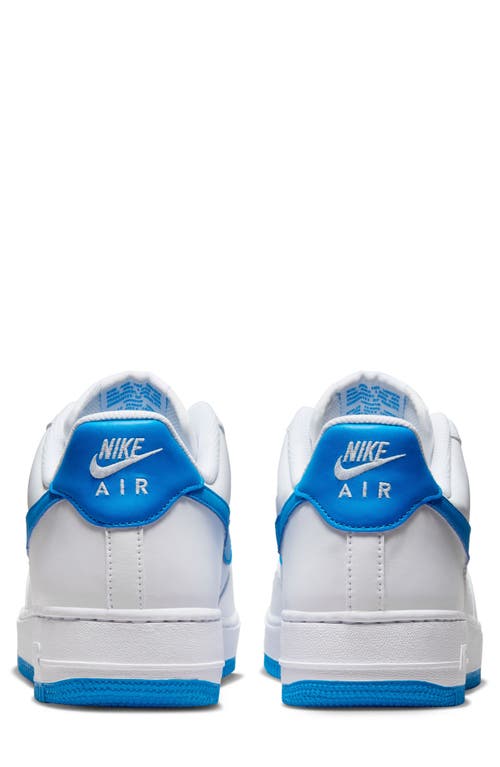 Shop Nike Air Force 1 '07 Sneaker In White/photo Blue/white