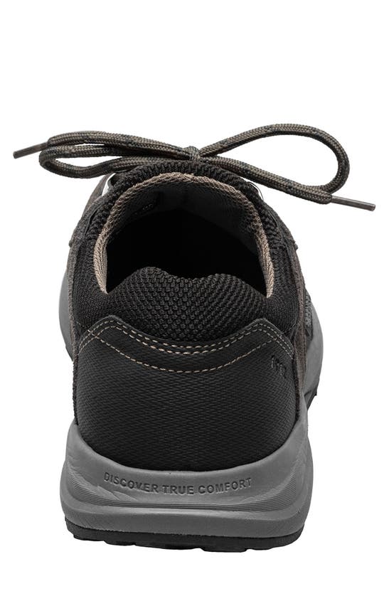 Shop Nunn Bush Excursion Lite Moc Toe Oxford Sneaker In Dark Gray Multi