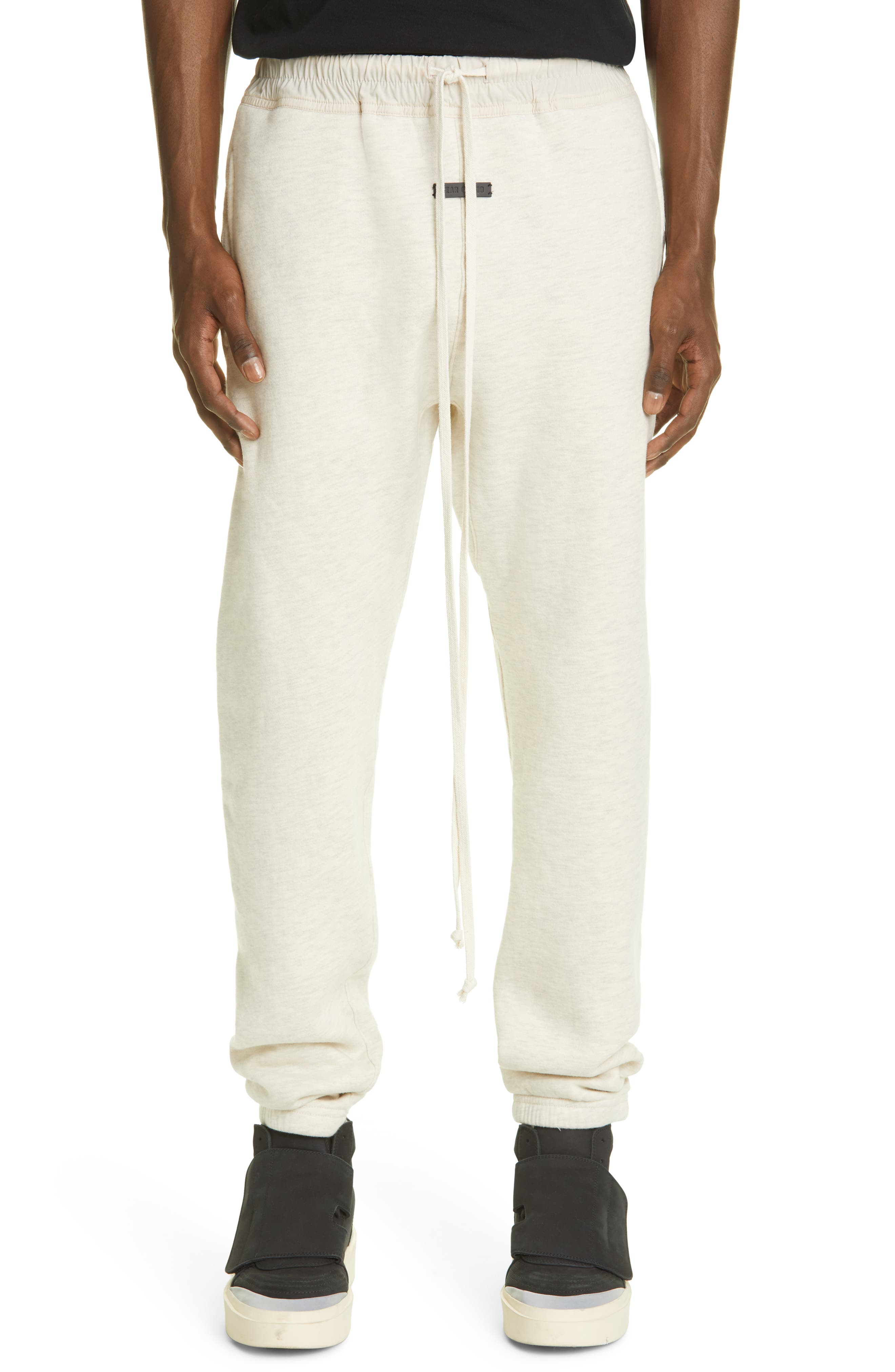 Fear of God The Vintage Sweatpants in Cream Heather at Nordstrom, Size X-Large