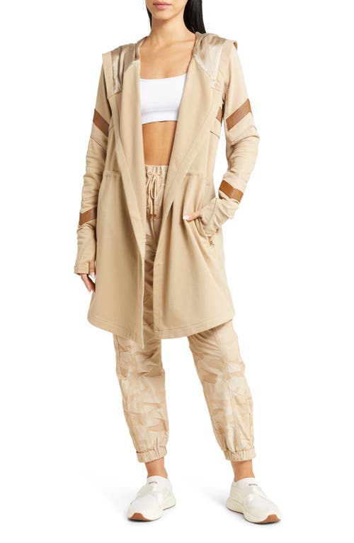 Blanc Noir Katia Traveler Hooded Jacket in Irish Cream/Brown Sugar at Nordstrom, Size Small