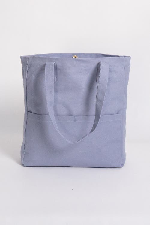 Terra Thread Organic Cotton Canvas Work Tote Bag In Lavender