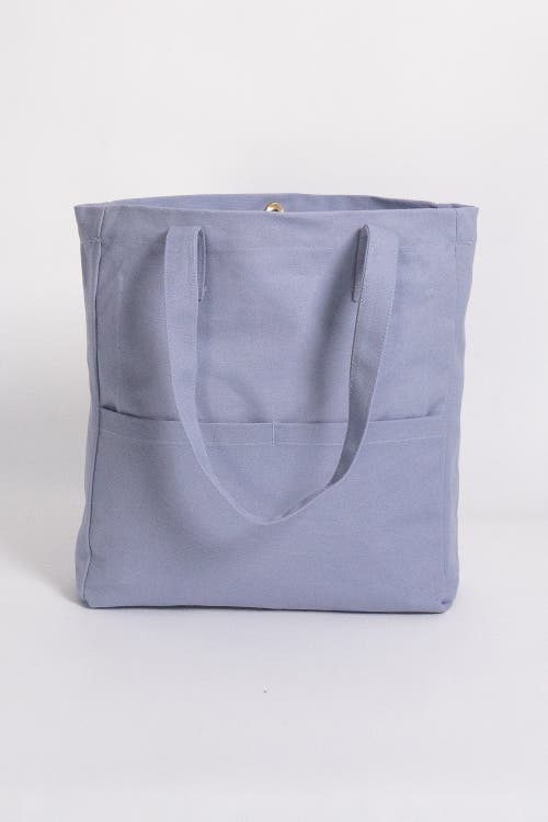 Shop Terra Thread Organic Cotton Canvas Work Tote Bag In Lavender