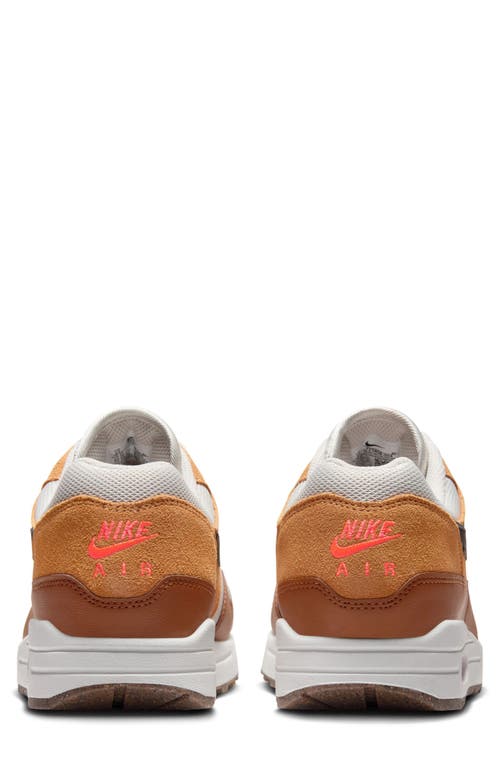 Nike Men's Air Max 1 Essential Shoes In Bone/black/flax