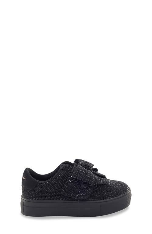 Shop Kurt Geiger London Kids' Mini Laney Bow Sneaker In Black