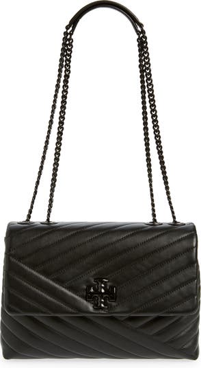 Tory Burch Black Kira Chevron Quilted Leather Camera Crossbody Bag, Best  Price and Reviews