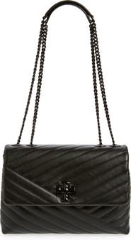 Tory Burch Kira Chevron Powder Coated Convertible Shoulder Bag