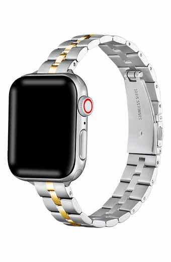 The Posh Tech Sloan Stainless Steel Skinny Apple Watch Bracelet