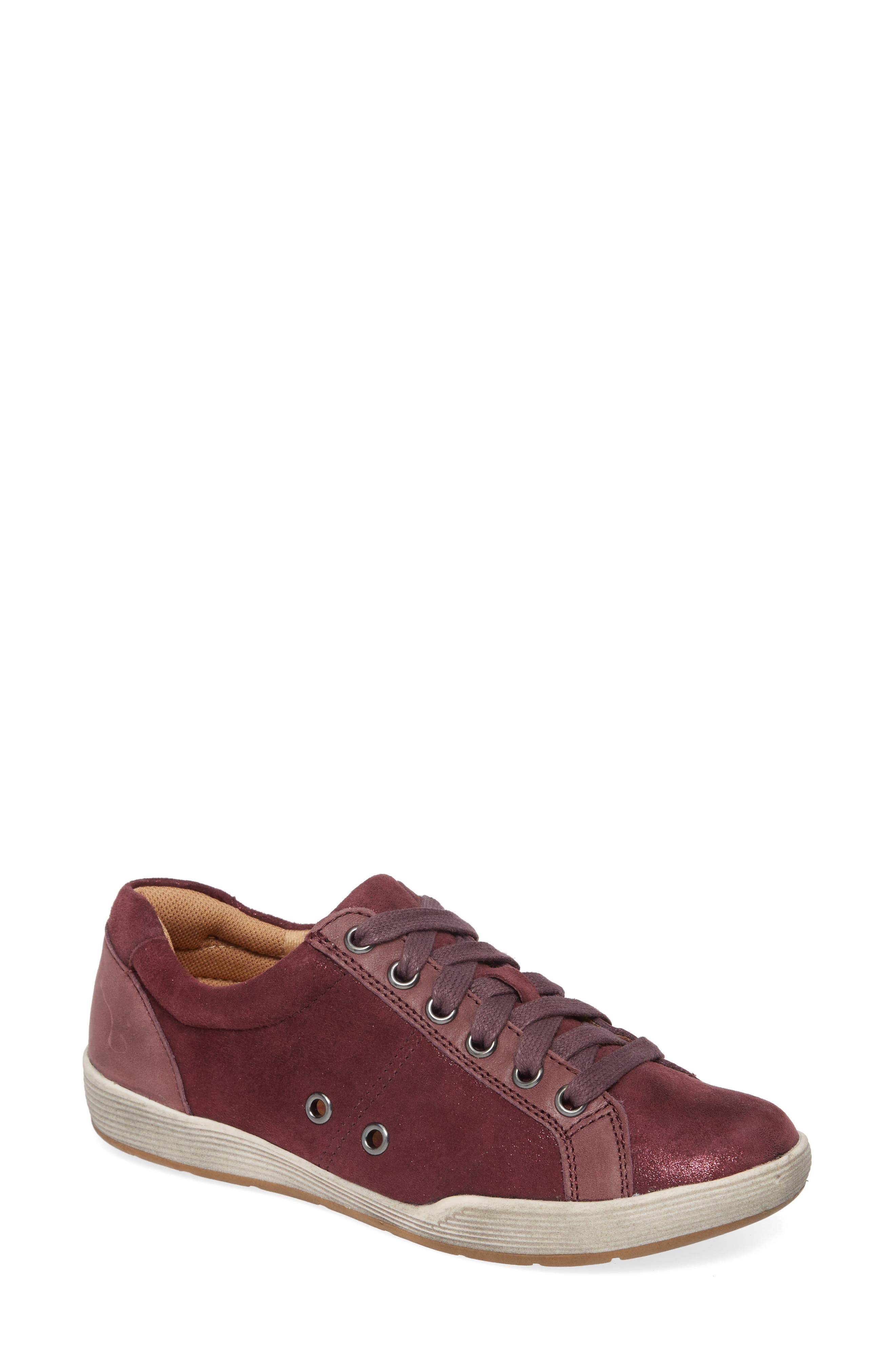 Comfortiva Lyons Low-Top Sneaker, Burgundy
