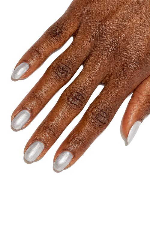 Le Mini Macaron Gel Nail Polish In Silver Glow