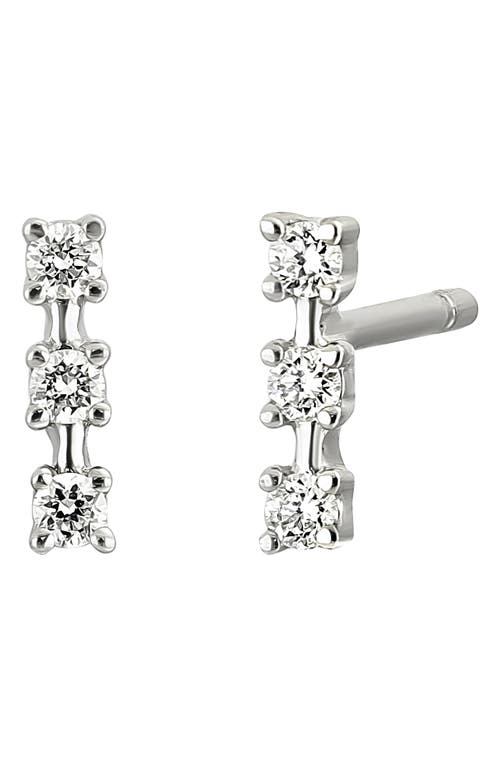 Bony Levy Audrey Diamond Stud Earrings in 18K White Gold at Nordstrom