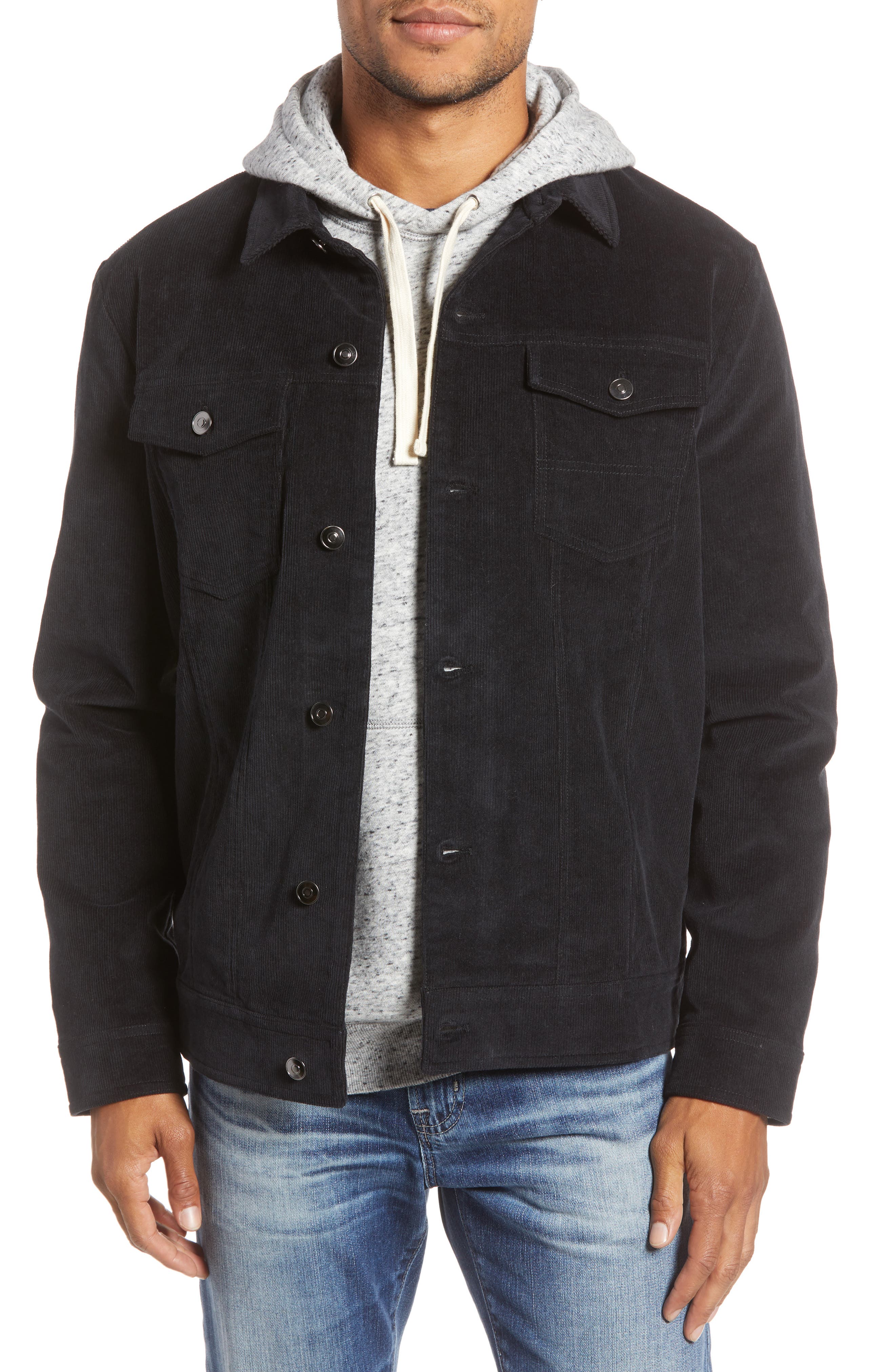 cord trucker jacket mens