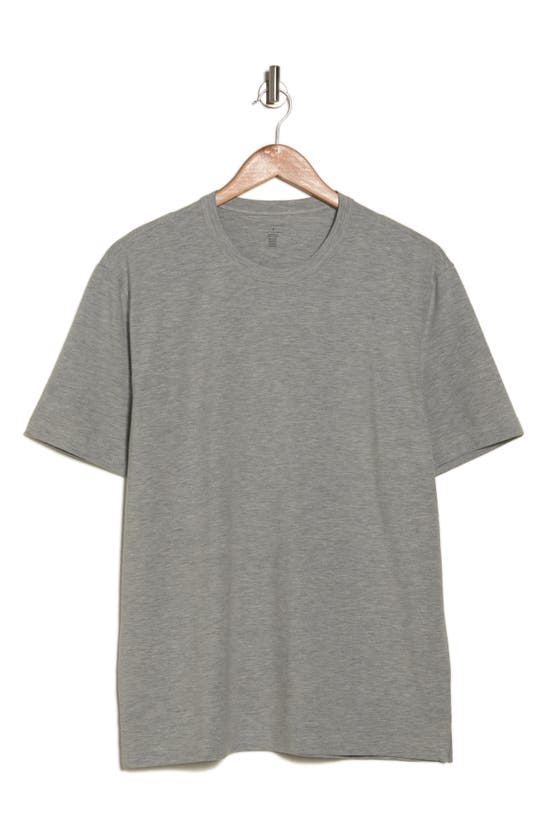 Shop 14th & Union Crewneck Cotton & Modal T-shirt In Grey Heather