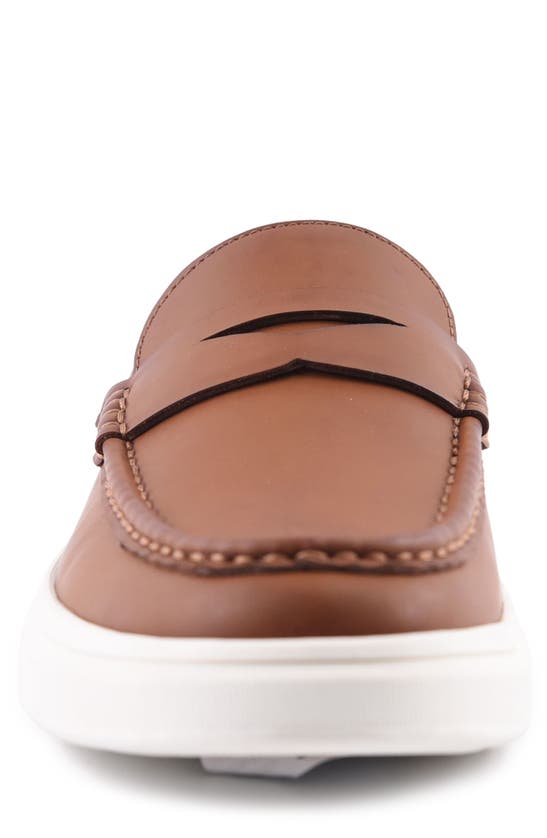 Aldo Zayne Penny Loafer In Tan Synthetic Smooth