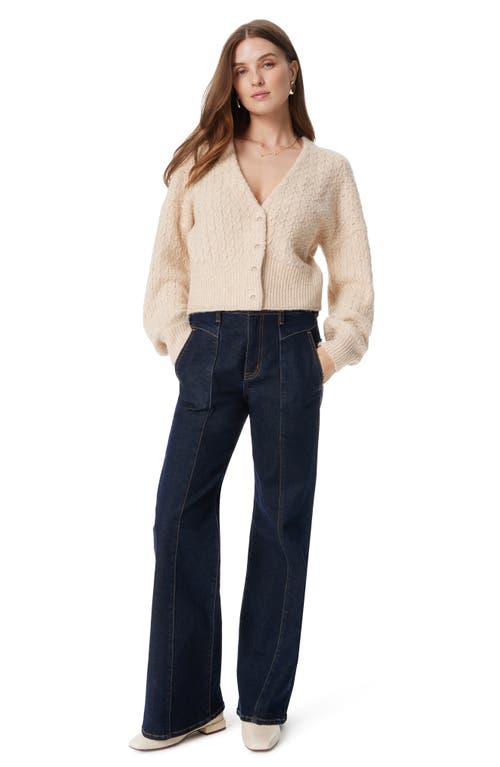 Shop Sam Edelman Isabella Blouson Sleeve Cardigan In Oatmeal