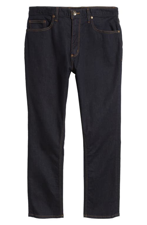Johnston & Murphy Straight Leg Jeans In Dark Wash