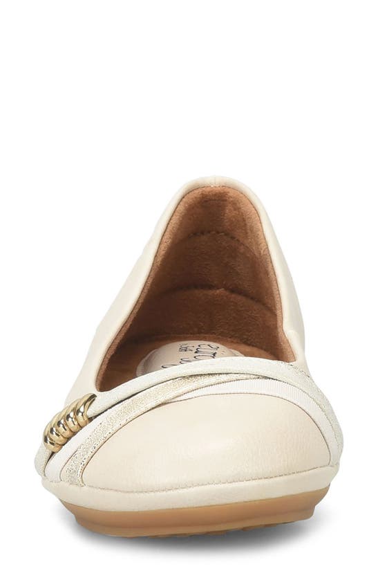 Eurosoft Shainna Ballet Flat In Bone