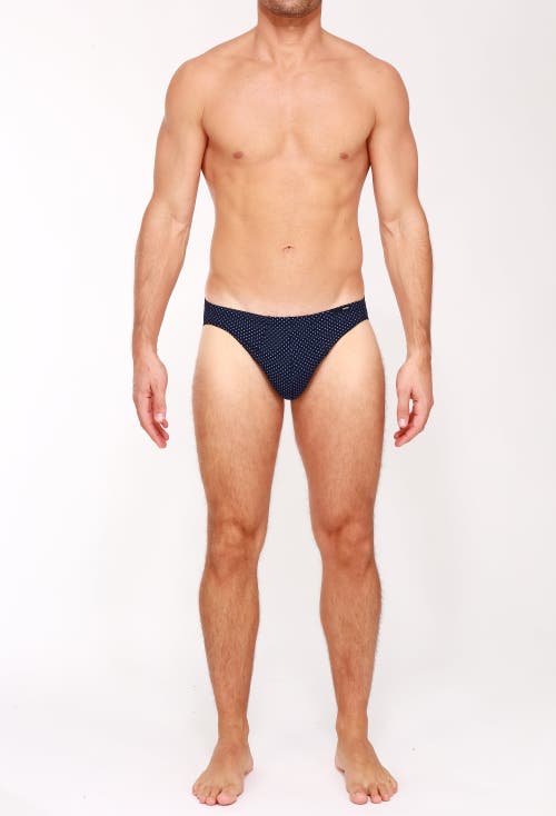 Hom Max Comfort Micro Briefs In Navy