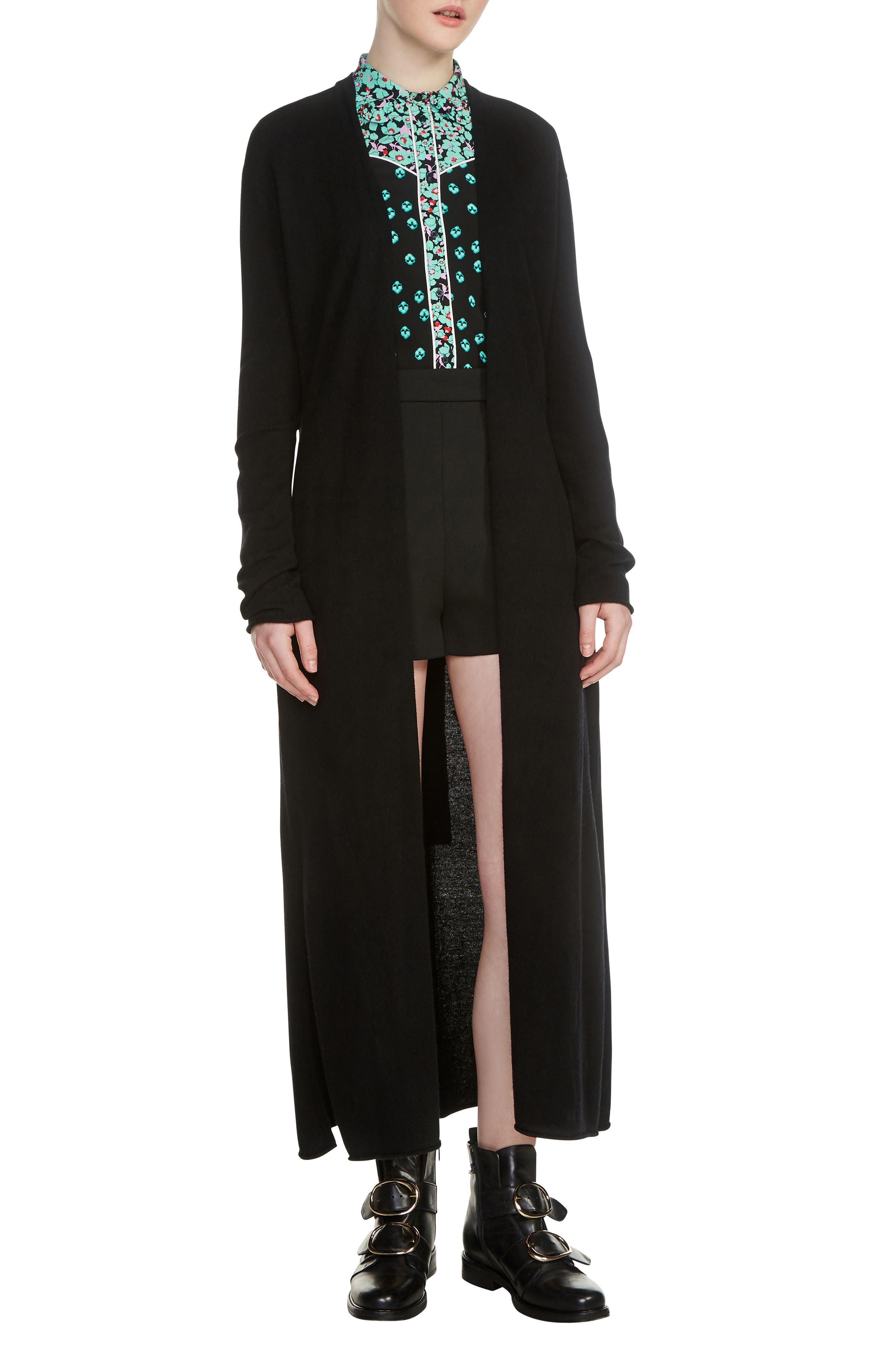 maje black cardigan
