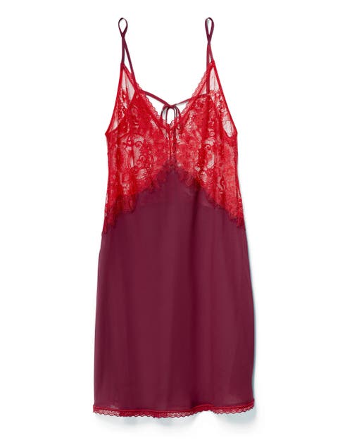 Shop Adore Me Raquel Slip Lingerie In Dark Red