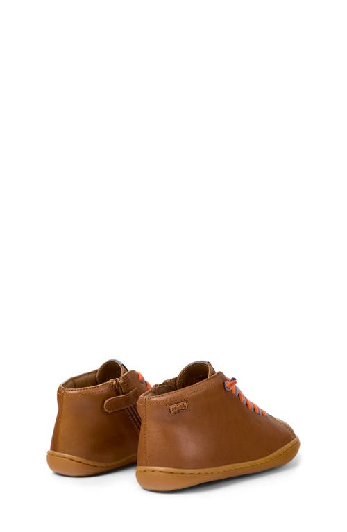 Camper Kids' Peu Cami Sneaker In Medium Brown