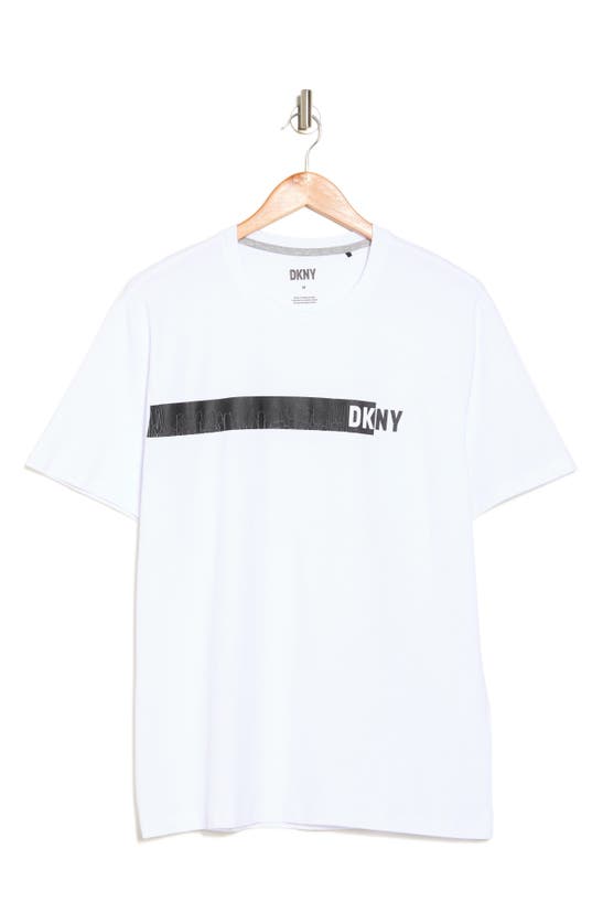 Shop Dkny Sportswear Bennie Graphic T-shirt In White