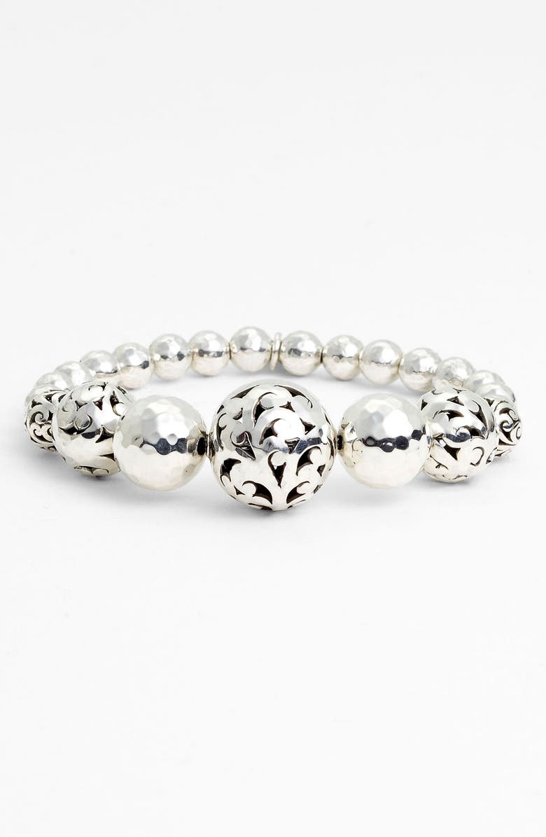 Lois Hill 'Ball & Chain' Graduated Bead Stretch Bracelet | Nordstrom
