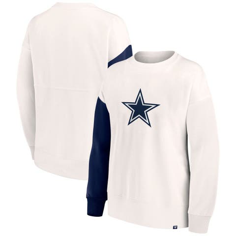 Dallas Cowboys Fanatics Branded Women's Vintage Arc Pullover Hoodie - Royal