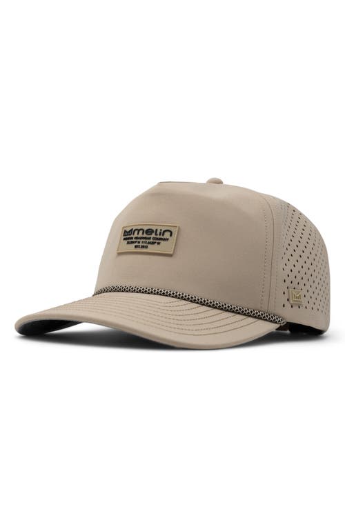 Coronado Brick Hydro Performance Snapback Hat in Khaki