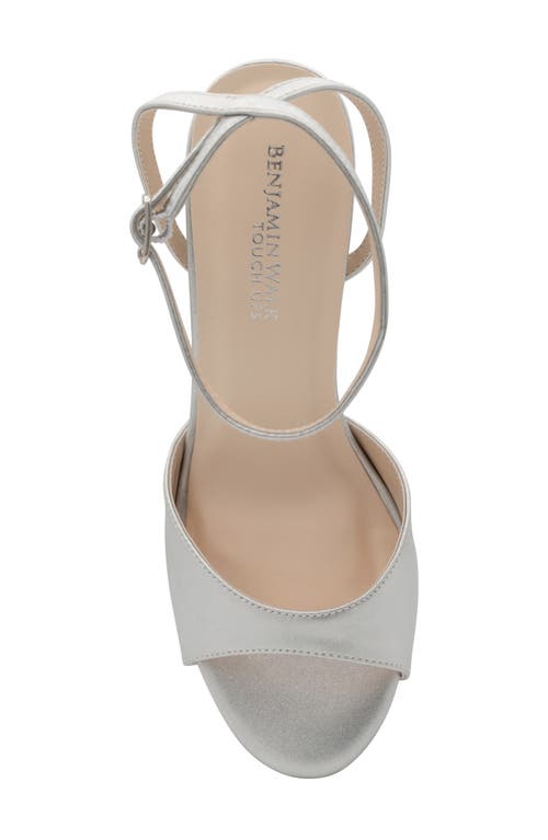 Touch Ups Quinn Ankle Strap Sandal In Silver