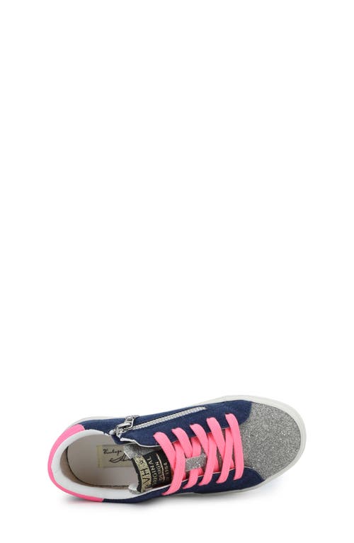 Vintage Havana Kids' Vail Sneaker In Navy Matt Sparkle