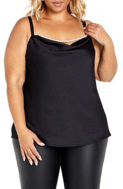 CARCOS Womens Plus Size Camisoles with Built in Shelf Bras Summer