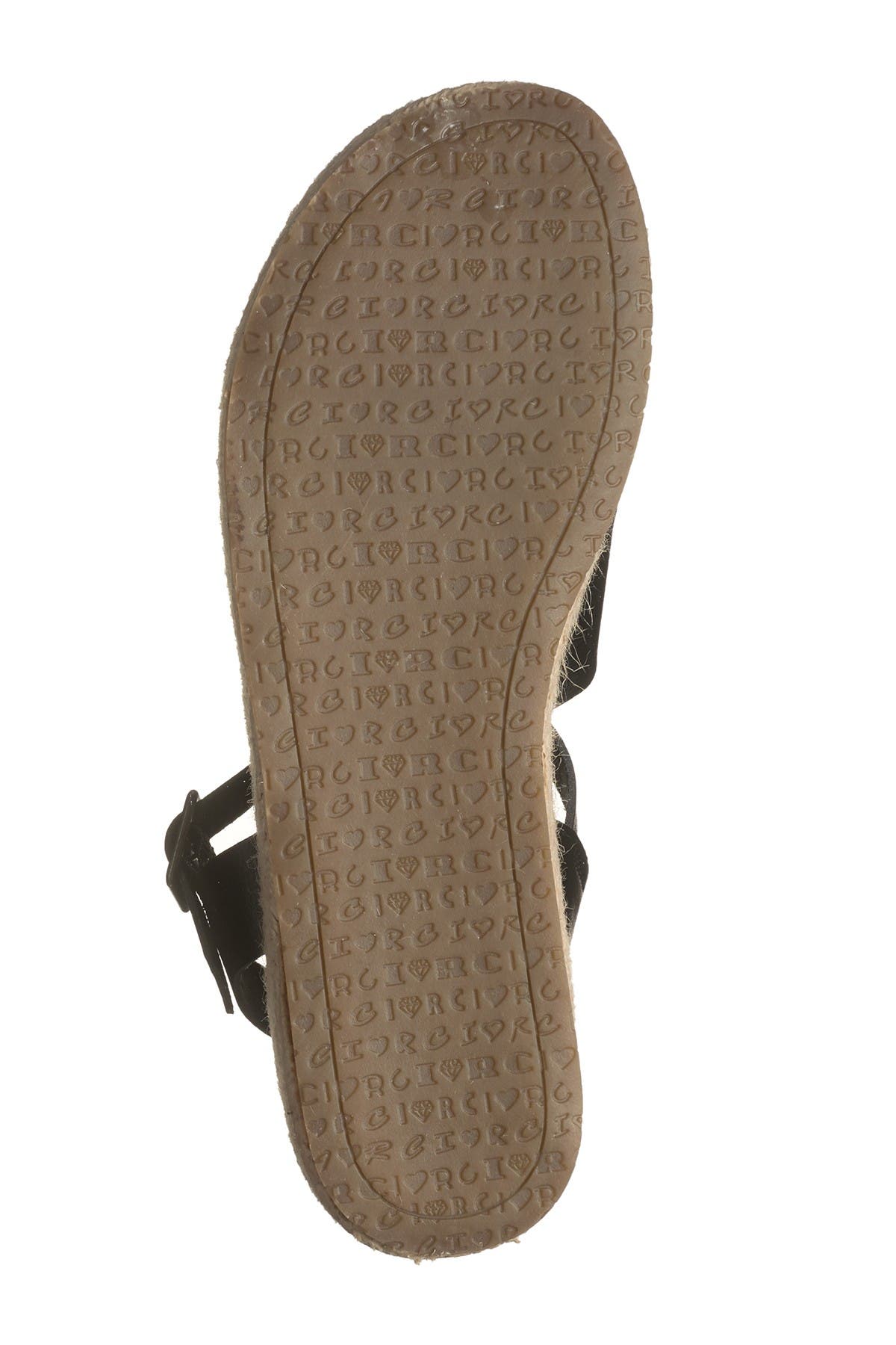 rock & candy deklana espadrille platform wedge sandal
