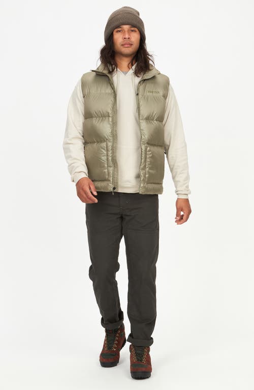 Marmot Men's Guides Quilted Full-zip Down Vest In Vetiver