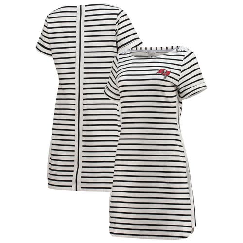 Women's Tommy Bahama White Tampa Bay Buccaneers Tri-Blend Jovanna Striped Dress