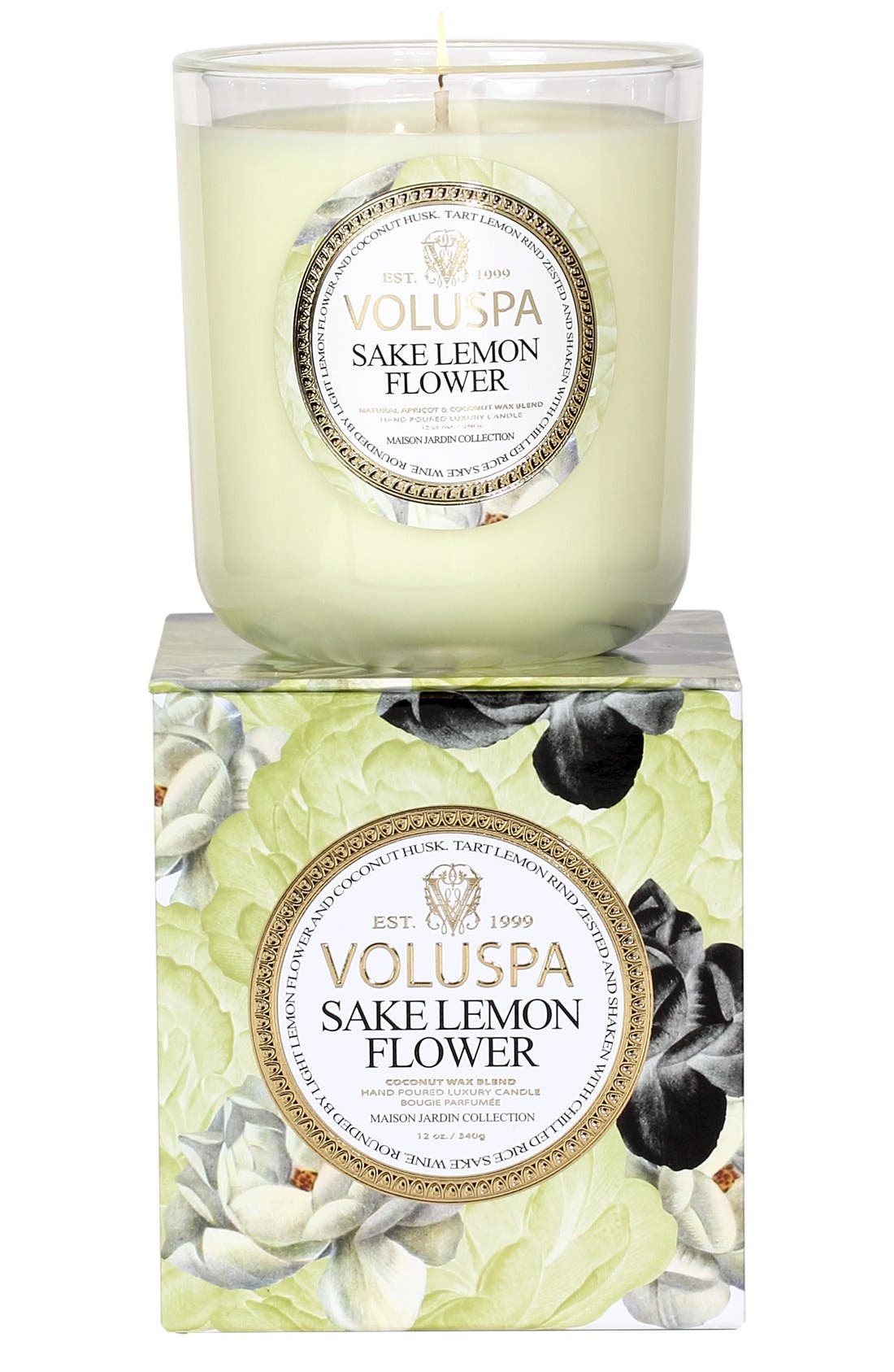 Voluspa Maison Jardin Sake Lemon Flower Classic Maison Candle Nordstrom