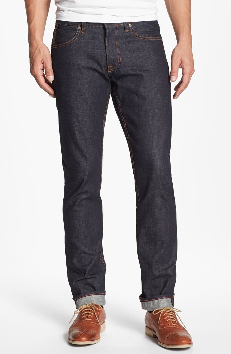 Williamsburg Garment Company 'Grand Street' Slim Fit Jeans (Raw Indigo ...