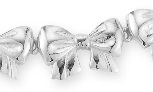 Sphera Milano Bow Chain Bracelet In Silver