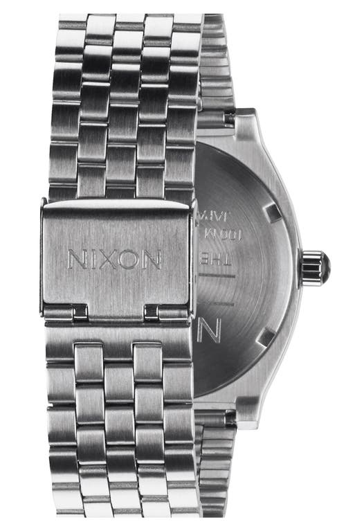 NIXON NIXON 'THE TIME TELLER' BRACELET WATCH, 37MM